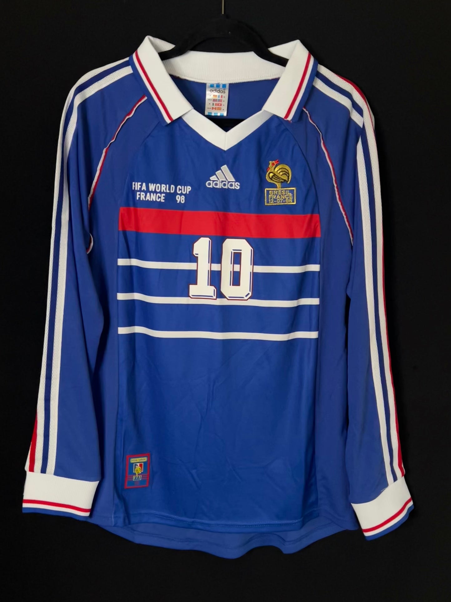 France World Cup 98' Zidane Retro Longsleeve